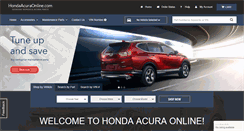 Desktop Screenshot of hondaacuraonline.com